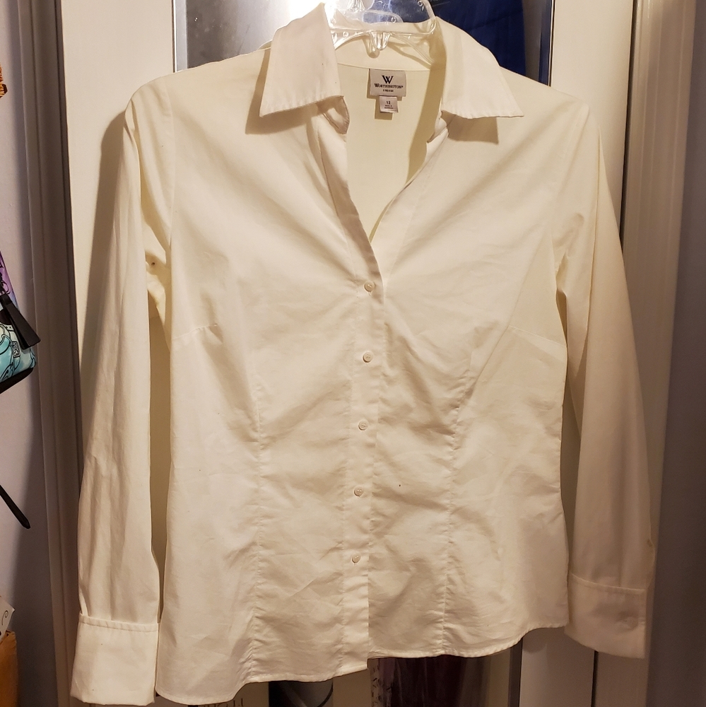 White button up shirt